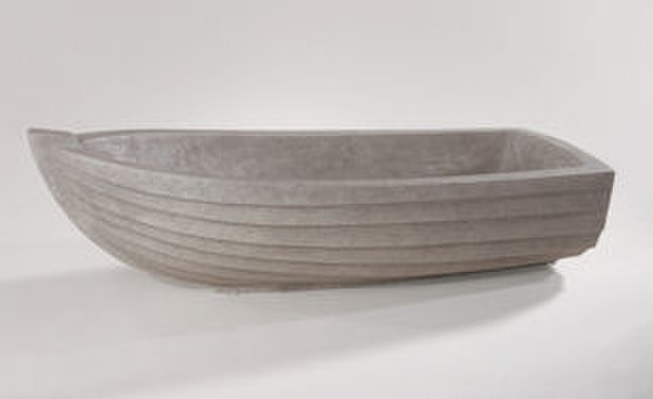 Row boat planter - 42 Inches long with drain holes in bottom